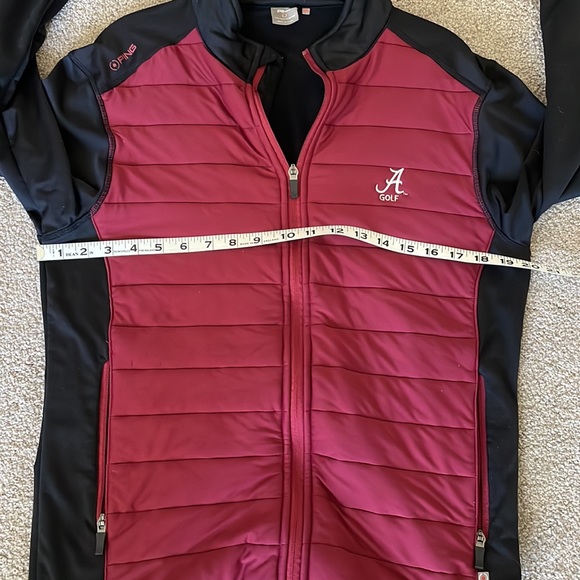 Ping men’s medium quilted light weight stretch fabric jacket w/U of Alabama A - Picture 7 of 8
